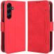 Чехол Deexe Wallet Stand для Samsung Galaxy A35 (A356) - Red. Фото 1 из 7