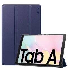 Чехол ENKAY Smart Cover для Samsung Galaxy Tab A7 10.4 (2020) - Dark Blue