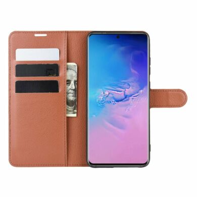 Чехол-книжка Deexe Book Type для Samsung Galaxy S20 Ultra (G988) - Brown