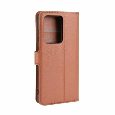 Чехол-книжка Deexe Book Type для Samsung Galaxy S20 Ultra (G988) - Brown