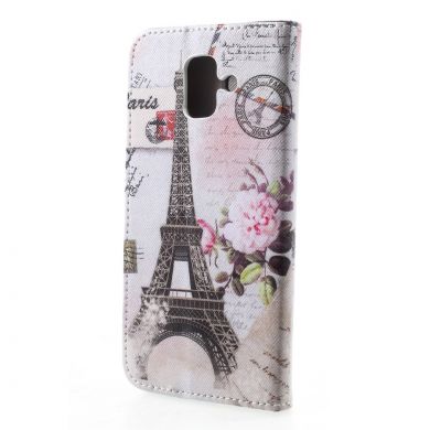 Чохол-книжка Deexe Color Wallet для Samsung Galaxy A6 2018 (A600) - Eiffel Tower
