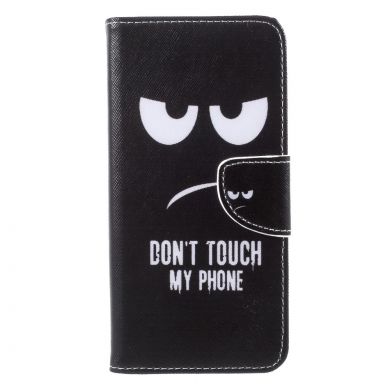 Чохол-книжка Deexe Color Wallet для Samsung Galaxy A6+ 2018 (A605) - Don`t Touch My Phone B