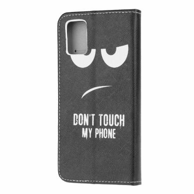 Чехол-книжка Deexe Color Wallet для Samsung Galaxy A71 (A715) - Don't Touch My Phone