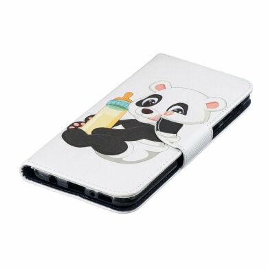 Чохол-книжка Deexe Color Wallet для Samsung Galaxy M20 (M205) - Panda Holding a Bottle
