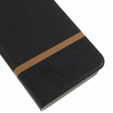 Чехол-книжка Deexe Lines Texture для Samsung Galaxy M20 (M205) - Black