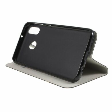 Чохол-книжка Deexe Lines Texture для Samsung Galaxy M20 (M205) - Black