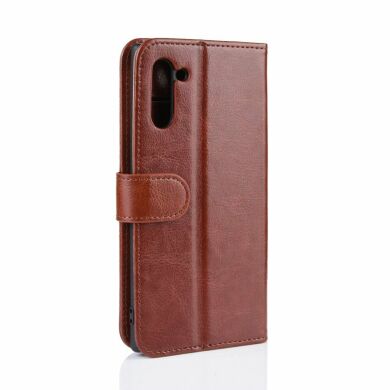 Чохол-книжка Deexe Wallet Style для Samsung Galaxy Note 10 - Brown