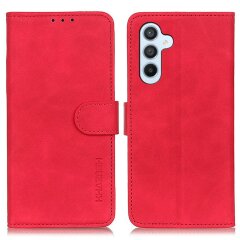 Чехол-книжка KHAZNEH Retro Wallet для Samsung Galaxy M35 (M356) - Red