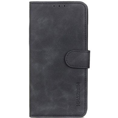 Чехол-книжка KHAZNEH Retro Wallet для Samsung Galaxy S24 Plus - Black