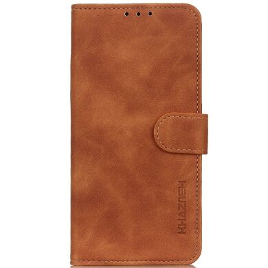 Чехол-книжка KHAZNEH Retro Wallet для Samsung Galaxy S25 FE (S731) - Brown