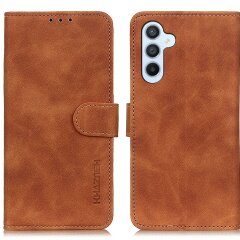 Чехол-книжка KHAZNEH Retro Wallet для Samsung Galaxy S25 FE (S731) - Brown