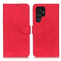 Чохол-книжка KHAZNEH Retro Wallet для Samsung Galaxy S26 Ultra (S948) - Red