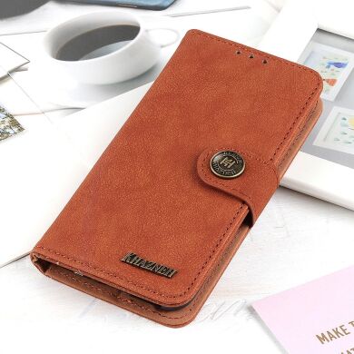 Чохол-книжка KHAZNEH Wallet Cover для Samsung Galaxy A02s (A025) - Brown