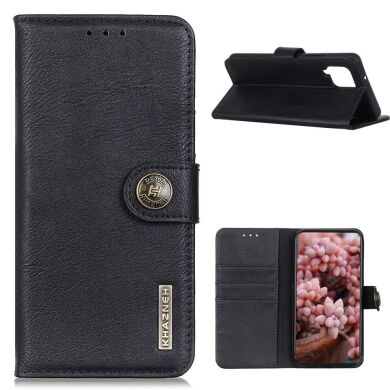 Чехол-книжка KHAZNEH Wallet Cover для Samsung Galaxy A12 (A125) / A12 Nacho (A127) / M12 (M127) - Black