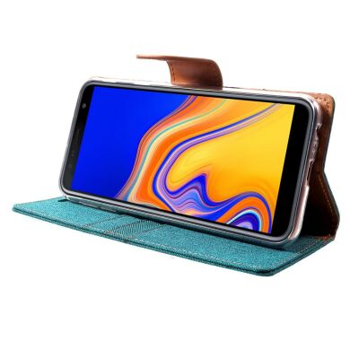 Чохол-книжка MERCURY Canvas Diary для Samsung Galaxy J4+ (J415), Green