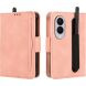 Чехол-книжка с карманами Deexe Wallet Stand (Pencil Slot) для Samsung Galaxy Fold 8 - Pink. Фото 1 из 6