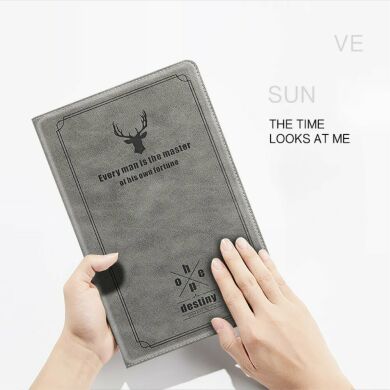 Чохол-книжка UniCase Deer Pattern для Samsung Galaxy Tab S6 lite / S6 Lite (2022/2024) - Blue