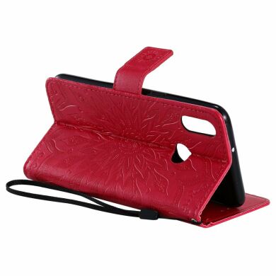 Чехол-книжка UniCase SunFlower Pattern для Samsung Galaxy A10s (A107) - Rose