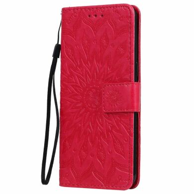 Чехол-книжка UniCase SunFlower Pattern для Samsung Galaxy A10s (A107) - Rose