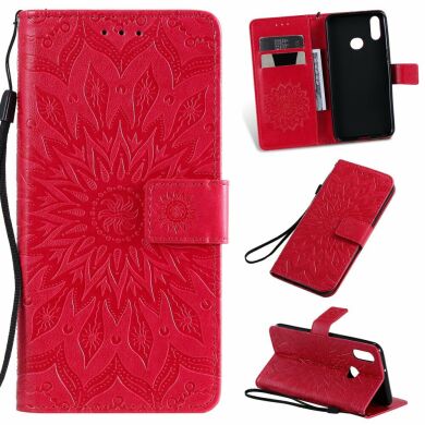 Чехол-книжка UniCase SunFlower Pattern для Samsung Galaxy A10s (A107) - Rose