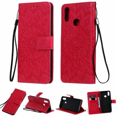 Чехол-книжка UniCase SunFlower Pattern для Samsung Galaxy A10s (A107) - Rose