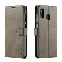 Чехол LC.IMEEKE Wallet Case для Samsung Galaxy A40 (А405) - Grey
