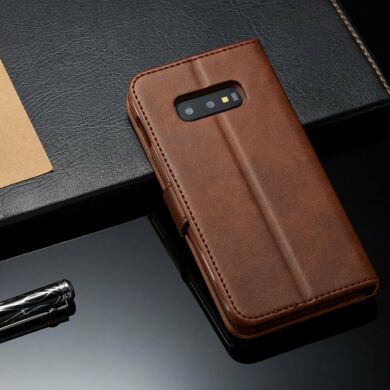 Чехол LC.IMEEKE Wallet Case для Samsung Galaxy S10e (G970) - Coffee