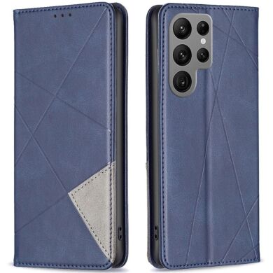 Чехол UniCase Geometric Pattern для Samsung Galaxy S25 Ultra (S938) - Blue