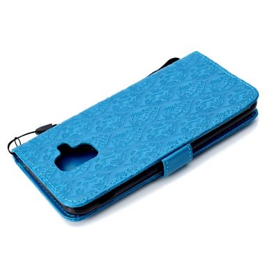 Чехол UniCase Leaf Wallet для Samsung Galaxy A6 2018 (A600) - Baby Blue