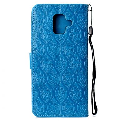 Чехол UniCase Leaf Wallet для Samsung Galaxy A6 2018 (A600) - Baby Blue