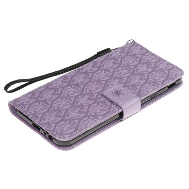 Чехол UniCase Leaf Wallet для Samsung Galaxy J4+ (J415) - Purple
