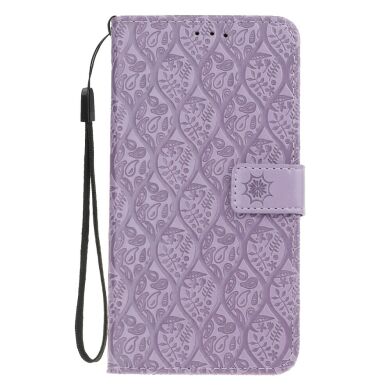 Чохол UniCase Leaf Wallet для Samsung Galaxy J4+ (J415), Purple