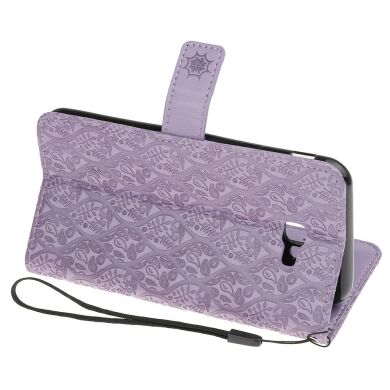 Чехол UniCase Leaf Wallet для Samsung Galaxy J4+ (J415) - Purple