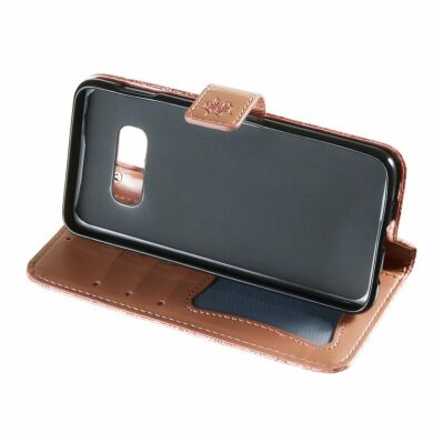 Чехол UniCase Leaf Wallet для Samsung Galaxy S10e (G970) - Rose Gold