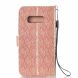 Чехол UniCase Leaf Wallet для Samsung Galaxy S10e (G970) - Rose Gold. Фото 3 из 9