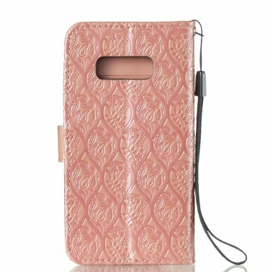 Чехол UniCase Leaf Wallet для Samsung Galaxy S10e (G970) - Rose Gold