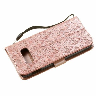 Чехол UniCase Leaf Wallet для Samsung Galaxy S10e (G970) - Rose Gold