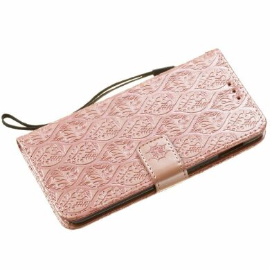 Чехол UniCase Leaf Wallet для Samsung Galaxy S10e (G970) - Rose Gold