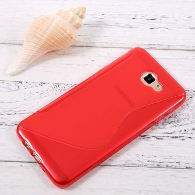 Силіконовий (TPU) чохол Deexe S Line для Samsung Galaxy J5 Prime, Червоний