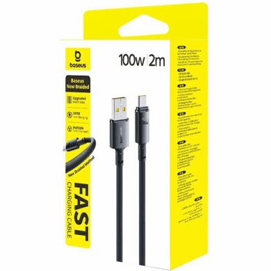 Кабель Baseus New Braided USB to Type-C (100W, 2m) - White
