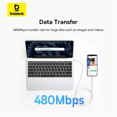 Кабель Baseus Superior Series 2 Type-C to Type-C (100W, 1m) P10365200211-03 - White