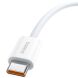 Кабель Baseus Superior Series 2 Type-C to Type-C (100W, 1m) P10365200211-03 - White