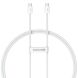 Кабель Baseus Superior Series 2 Type-C to Type-C (100W, 1m) P10365200211-03 - White