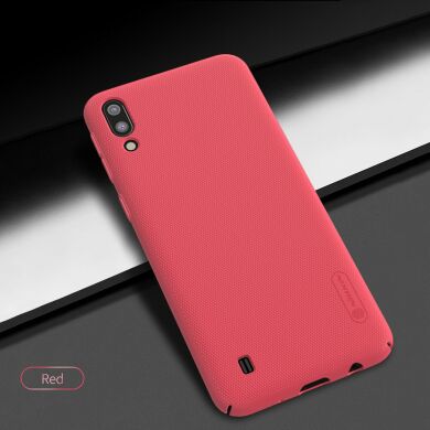 Пластиковый чехол NILLKIN Frosted Shield для Samsung Galaxy M10 (M105) - Red