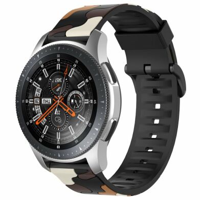 Ремешок Deexe Army Style для Samsung Galaxy Watch 3 (45mm) - Brown