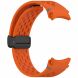 Ремешок Deexe Astra Strap для Samsung Galaxy Watch 4 / 4 Classic / 5 / 5 Pro / 6 / 6 Classic / 7 / FE - Orange. Фото 3 из 7