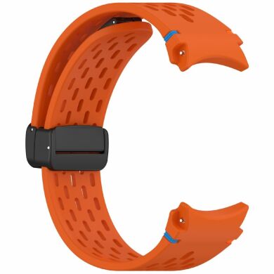 Ремешок Deexe Astra Strap для Samsung Galaxy Watch 4 / 4 Classic / 5 / 5 Pro / 6 / 6 Classic / 7 / FE - Orange