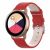 Ремінець Deexe Classic Style для Samsung Watch Active / Active 2 40mm / Active 2 44mm - Red