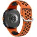 Ремешок Deexe Dual Color для Samsung Galaxy Watch 8 (40/44mm) / 8 Classic - Orange / Black. Фото 1 из 6