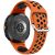 Ремінець Deexe Dual Color для Samsung Galaxy Watch 8 (40/44mm) / 8 Classic - Orange / Black